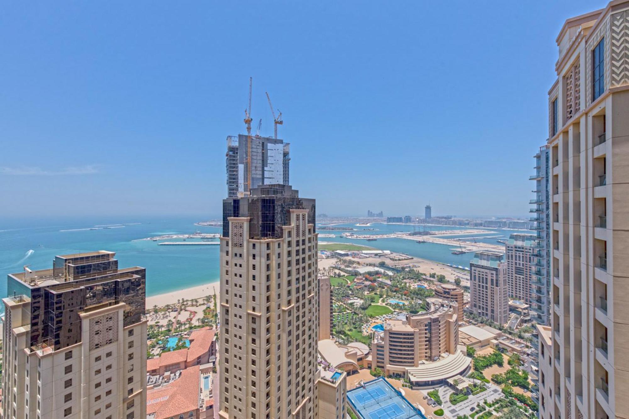 Stunning Marina & Sea View 4 Bedroom Apartment, Murjan 6 Jumeriah Beach Dubai Exterior foto