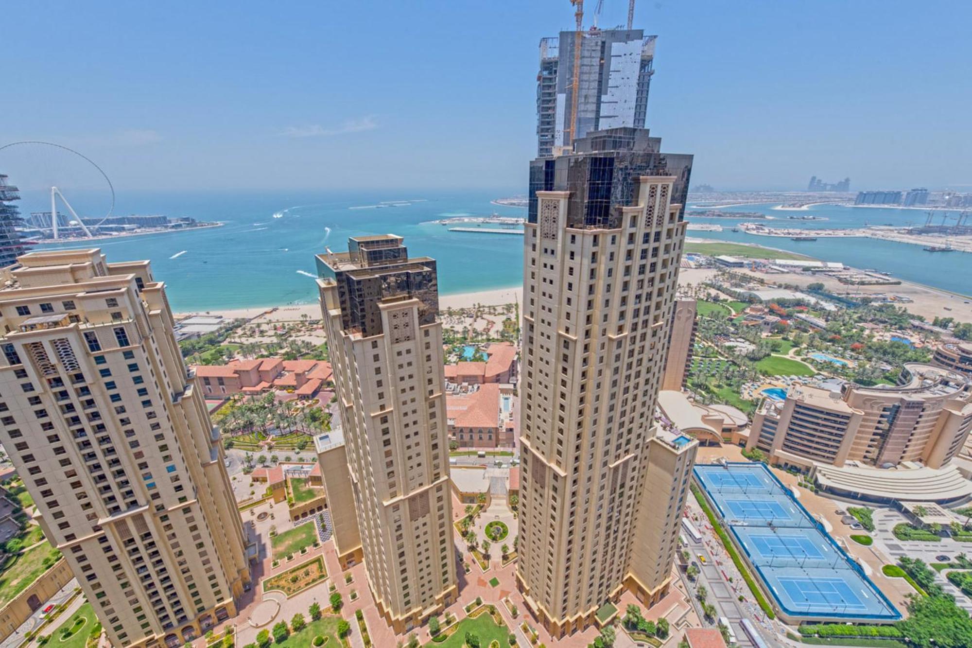Stunning Marina & Sea View 4 Bedroom Apartment, Murjan 6 Jumeriah Beach Dubai Exterior foto